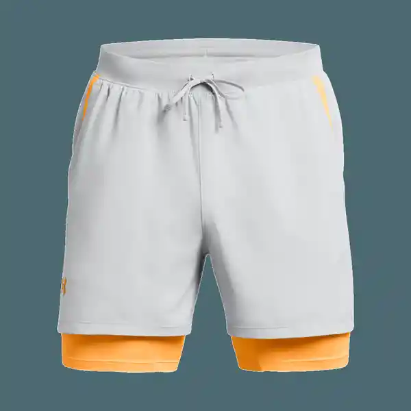 Under Armour Short Launch 5 2-in-1 Para Hombre Gris Talla MD