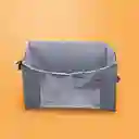 Organizador de Tela Bolsa Grande Horizontal Gris Miniso