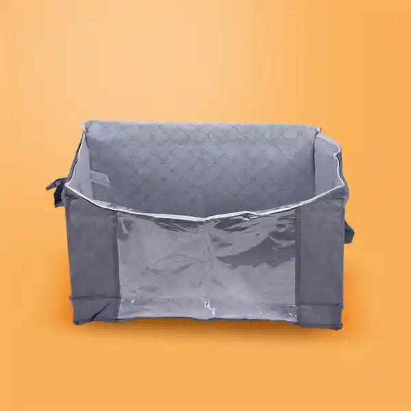 Organizador de Tela Bolsa Grande Horizontal Gris Miniso