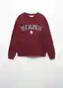 Sudadera Memphis Burdeos Talla 06 Niños Mango