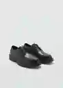 Zapato Bordon Negro Talla 43 Hombre Mango