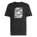 Adidas Camiseta Camo Box Manga Corta Hombre Negro Talla XL