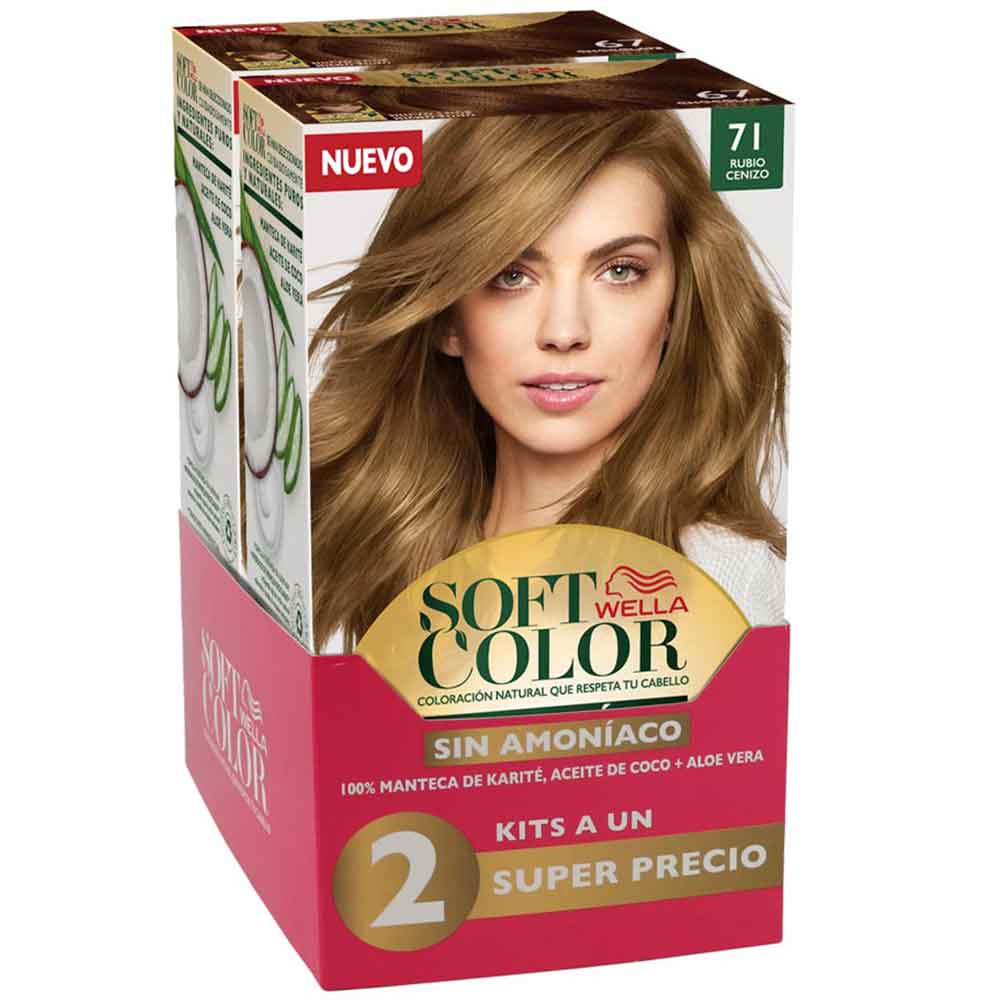 Soft Color Tinte Capilar Tono 71 Rubio Cenizo 2 und