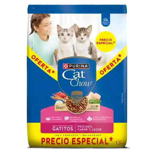 Comida para gatitos Purina Cat Chow x 1,5kg OFERTAS