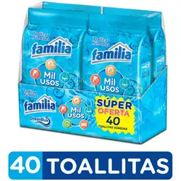 Familia Pack de Paños Húmedos Mil Usos