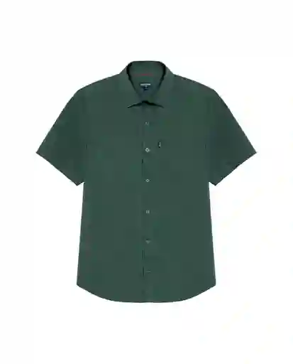 Camisa Carbón Pocket Verde Topiario Ultraoscuro M Chevignon