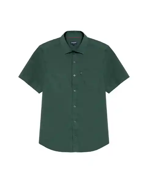 Camisa Carbón Pocket Verde Topiario Ultraoscuro M Chevignon