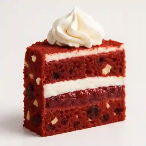 Porción de Torta de Red Velvet