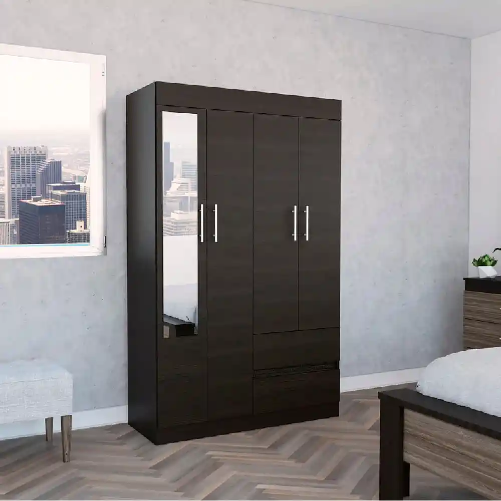 Clóset Rta Design Caoba Con Espejo Wengue