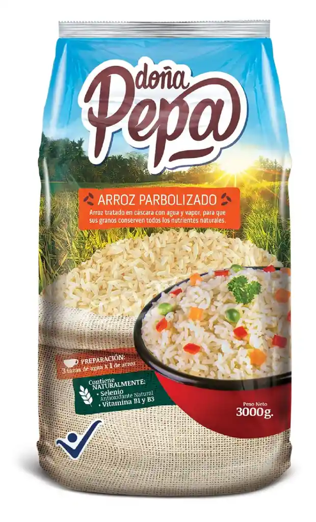  Dona Pepa Arroz Blanco Parbolizado con Selenio