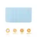 Organizador Plástico Compartimento Alta Macaron Azul Miniso