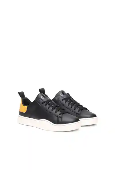 Diesel Tenis S-Clever Low Lace Negro/Amarillo 7.5