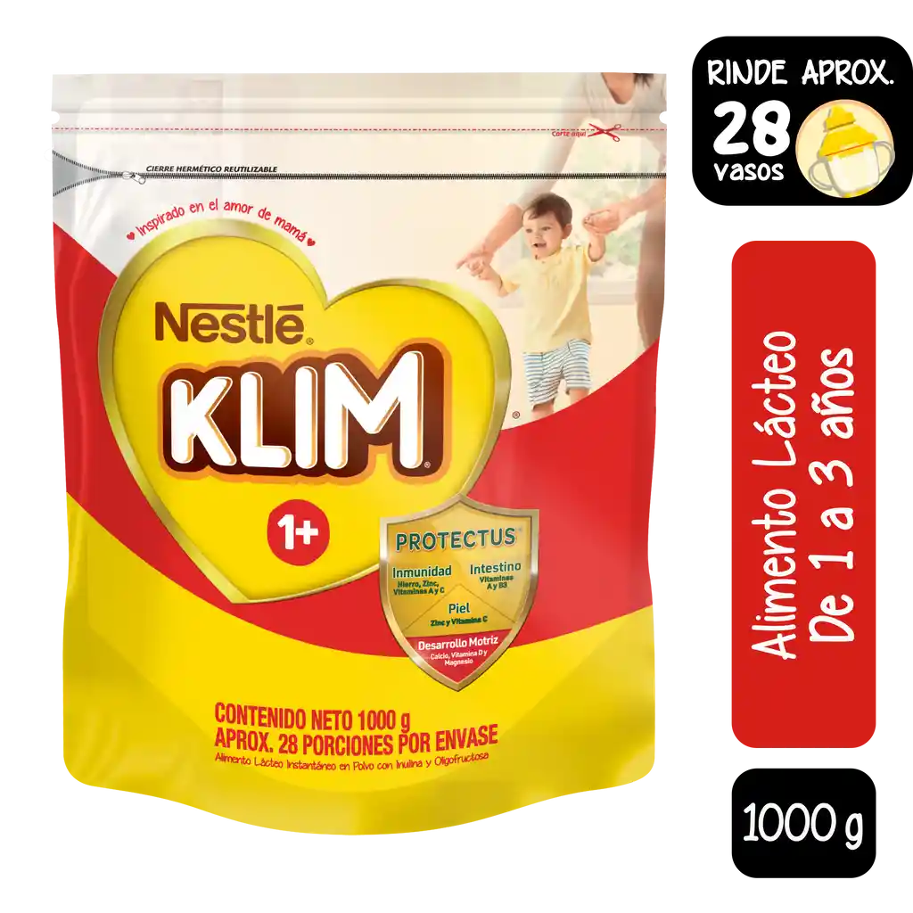 Alimento lácteo KLIM 1+ x 1000g