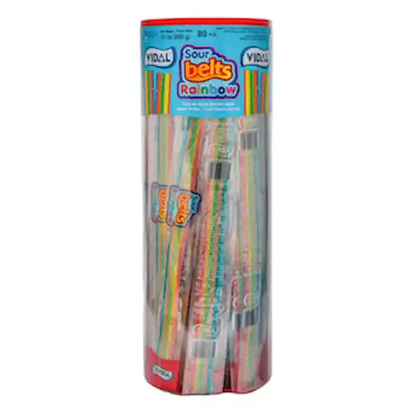 Sour Rainbow Belts Tiras Agridulces Multicolor 