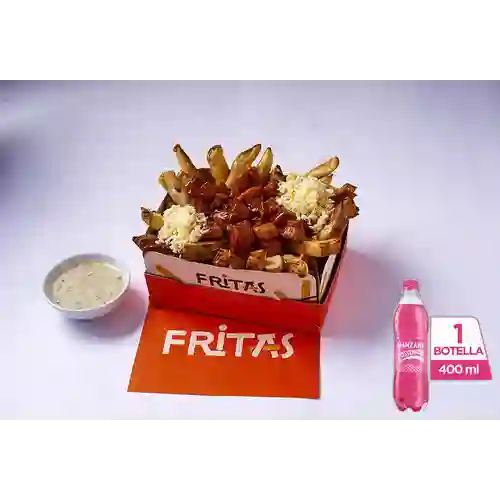 Combo Papas Especiales + Postobón Manzana 400 ml