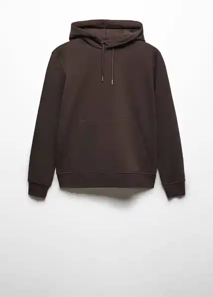 Buzo Sudadera Bono Chocolate Talla M Hombre Mango