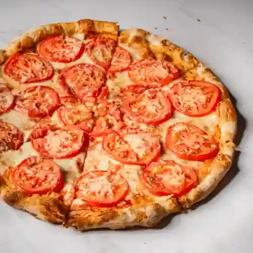 Pizza rodajas de tomate