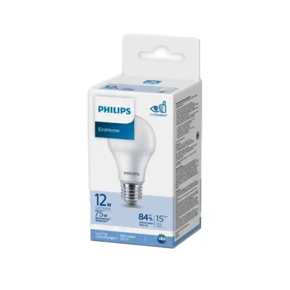 Bombillo Philips 12w Ecohome Led