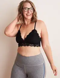 Bralette Aerie Negro Talla Large American Eagle 16972160