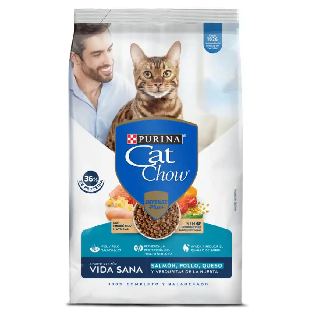 Comida para gatos Purina Cat Chow vida sana x 450 gr