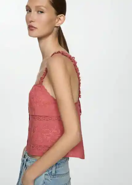 Top Alicante Caldero Talla M Mujer Mango