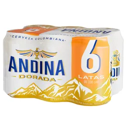 Andina Cerveza Colombiana Sixpack Lata