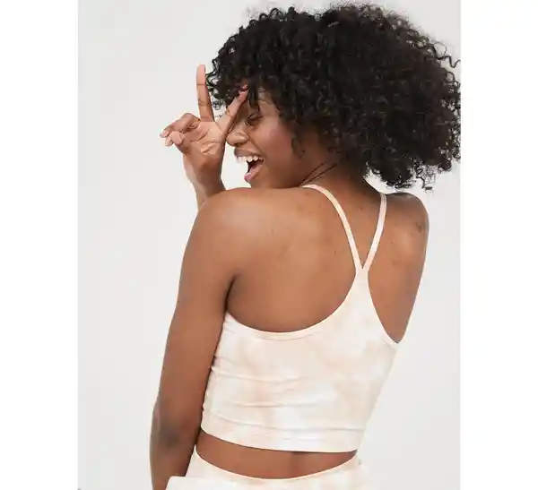 American Eagle Top Least Support Fa Nude Natural 400343209113