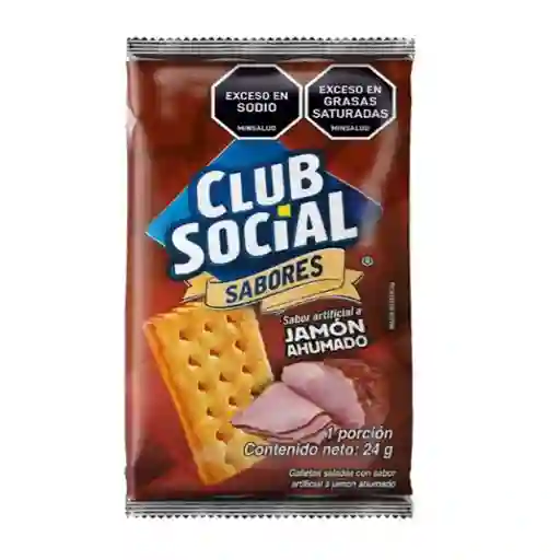 Galletas Club Social Jamon Ahumado