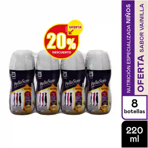Pediasure Liquido Vainilla X 8 Und Oferta 20% Descuento