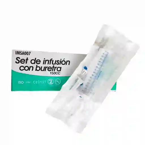 Alfa Safe Set Infusión Con Bureta