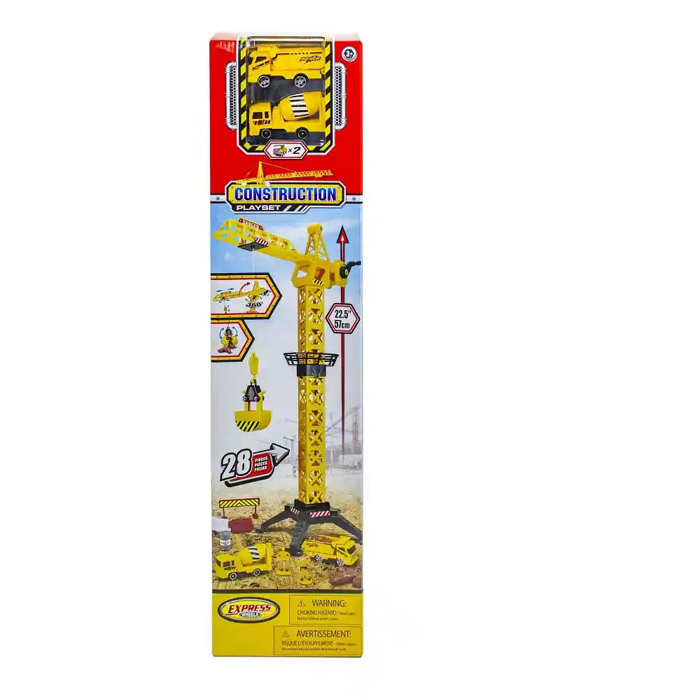 Set de Construccion Con 2 Gruas Express Wheels