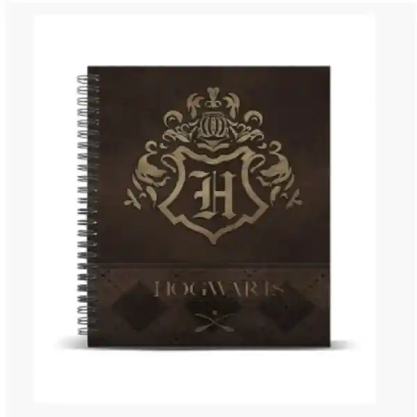 Cuaderno Espiral 100 Hojas 1 Línea Harry Potter A4