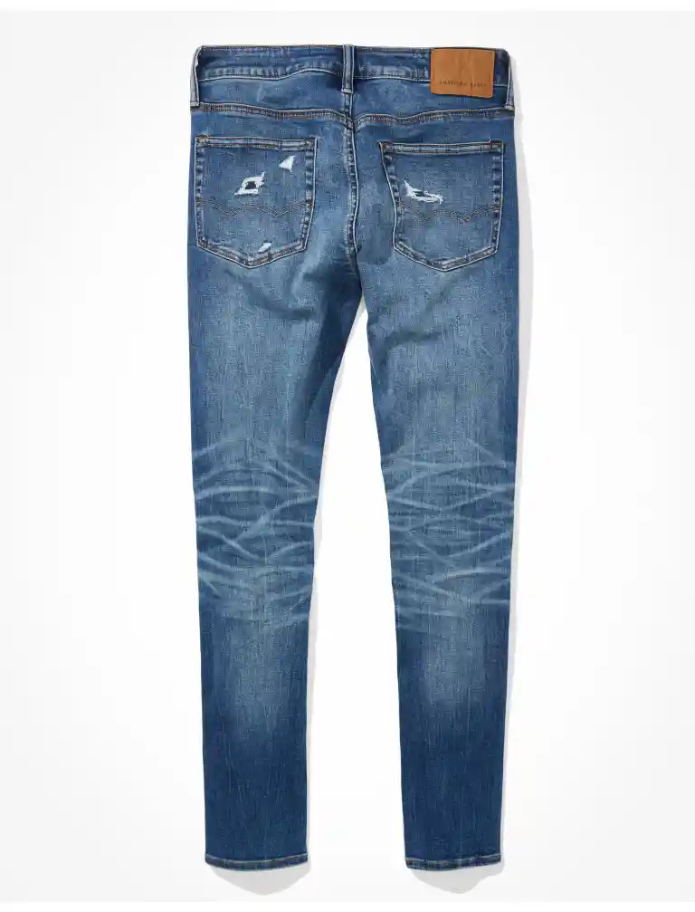 Jean Skinny Azul Talla 31 X 30 Hombre American Eagle