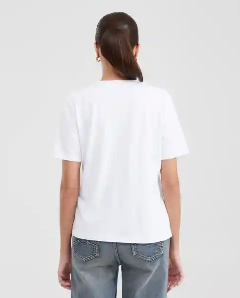 Camiseta Tiger Graphic Tee Femenino Blanco 0 Claro L Chevignon
