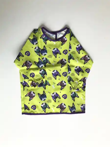 Joy4Kids Delantal Love Dogs Purple Talla 2