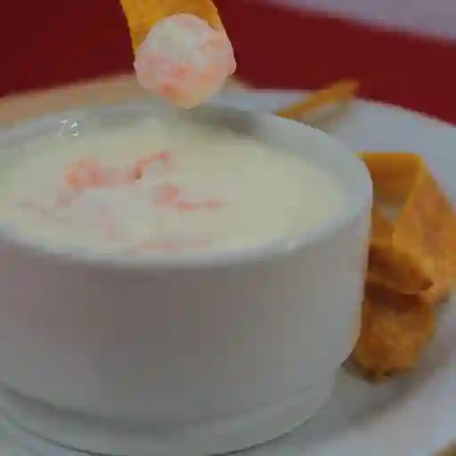Crema de camarones
