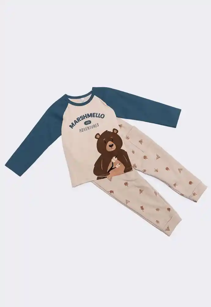 Pijama Dos Piezas 0/3 Meses-estamp 2