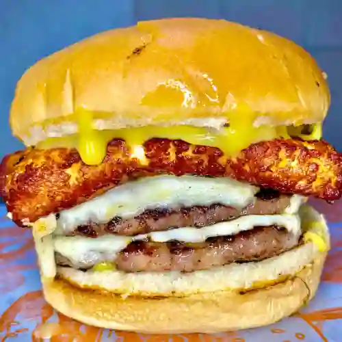 Hamburguesa con Queso Frito