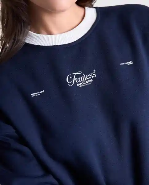 Buzo Mujer Azul Talla S 689G002_AZU194024 Americanino