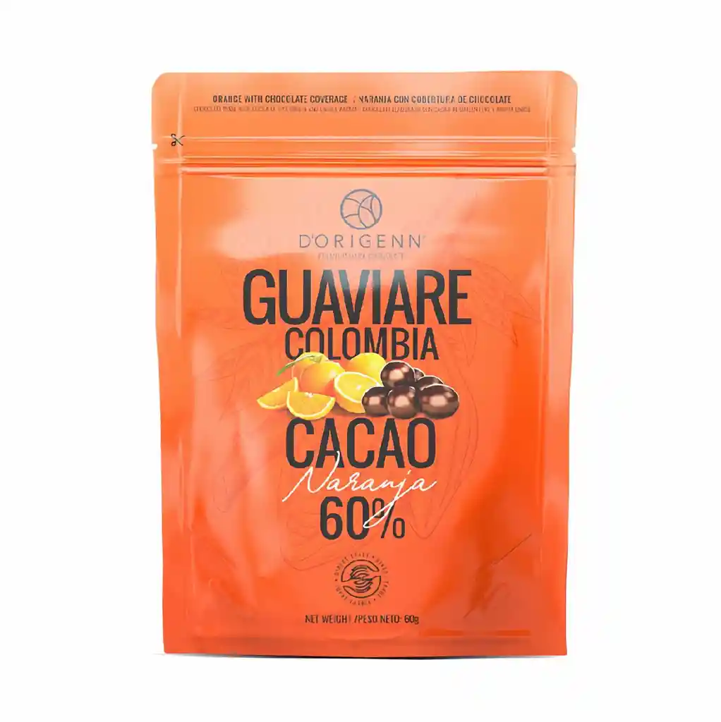 Dorigenn Naranja Cubierta Con Chocolate 60 g