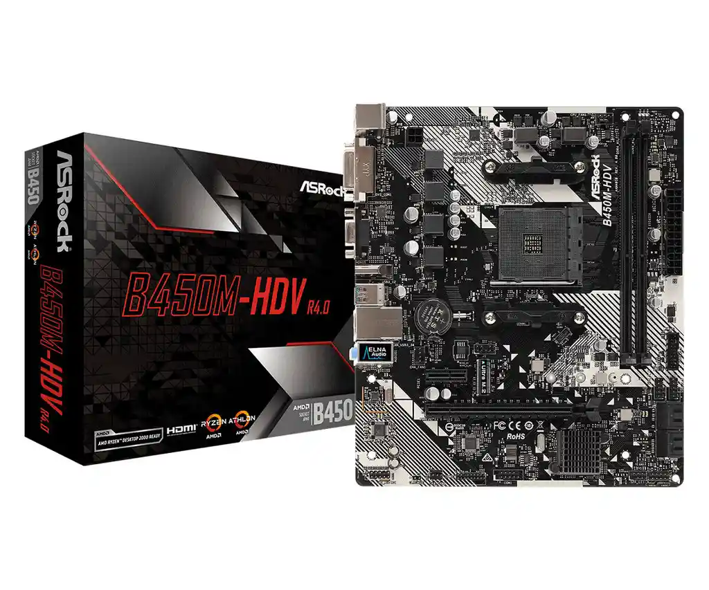 Asrock Placa Base B450M HDV R4.0