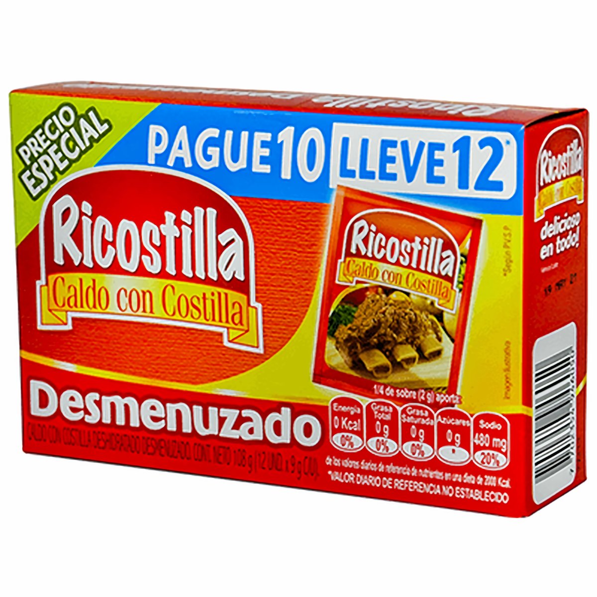 Ricostilla Caldo de Costilla Desmenuzado