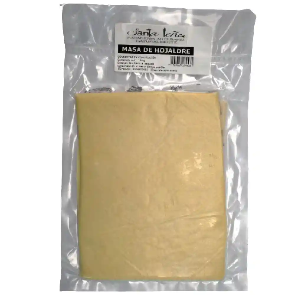 Masa de Hojaldre Santa Leña