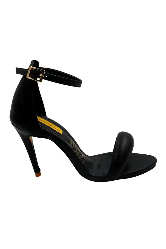 Sandalia Tacon Negro Para Mujer Stacie