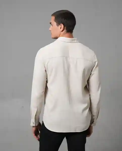 Camisa Hombre Beige XXL 112 G100_BEI161108 Rifle