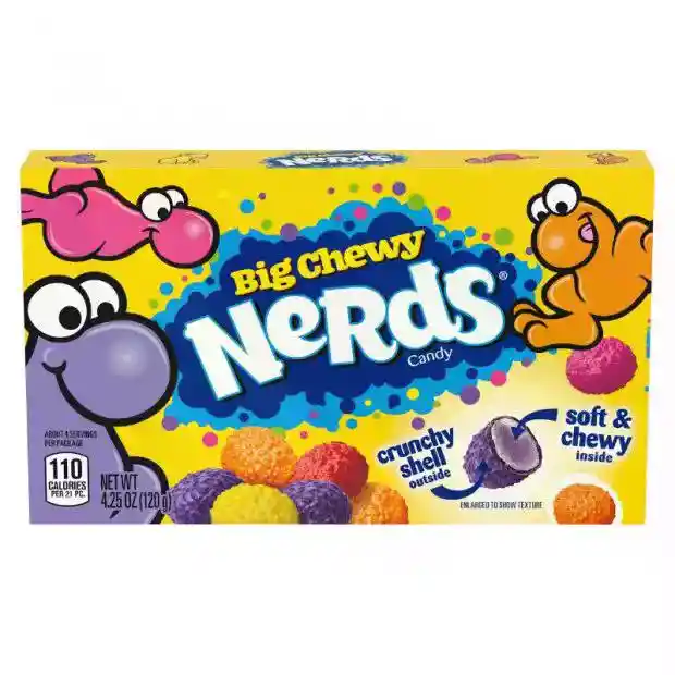 Nerds Dulcesbig Chewy 4.25 Oz (120G) Importados