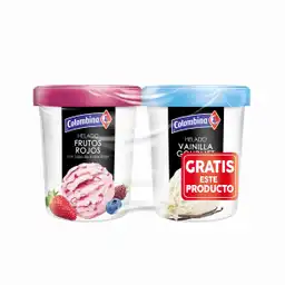 Colombina Pack Helado Frutos Rojos + Vainilla