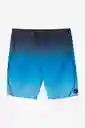 ONeill Short de Baño Hyperfreak S-Seam F Hawaii Am Azul T. 38