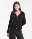 Cardigan Tejido Party Negro Sombrio Ultraoscuro M Chevignon