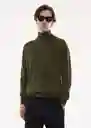 Buzo Jersey Willyt Khaki Talla M Hombre Mango